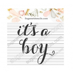 It's a boy baby cookie...