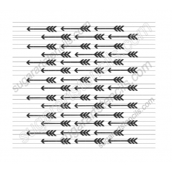 Arrows cookie stencil NB22295