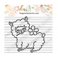 Cute llama PYO cookie...
