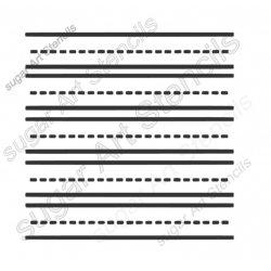 Cookie stencil school notes...