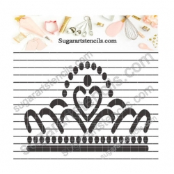 Princess crown tiara cookie...