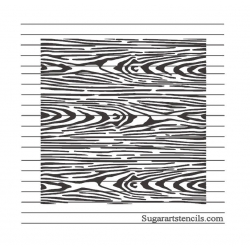wood grain cookie stencil...