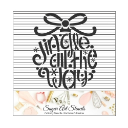 Christmas words cookie...