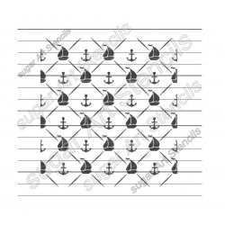 Sailboat lattice cookie...