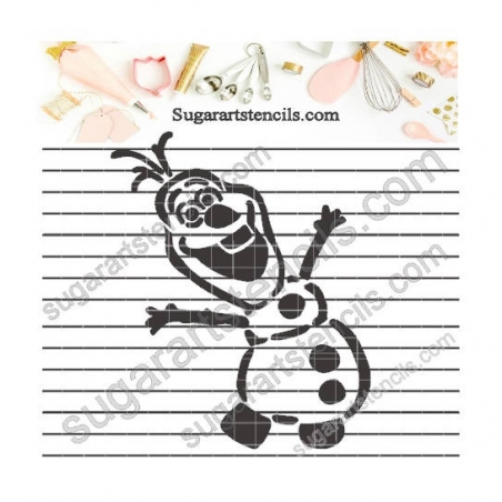 Disney Frozen Olaf cookie Stencil NB1307