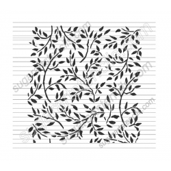 Leaves cookie stencil...