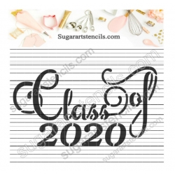 Graduation cookie stencil...
