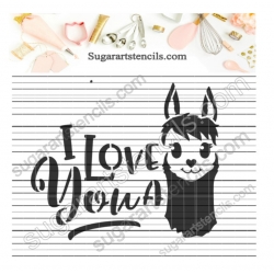 I love you a Llama cookie...