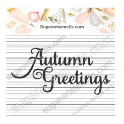Autumn Greetings words...