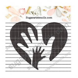 Baby and mom hands baby...