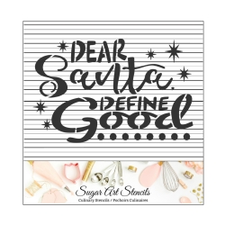 Christmas words cookie...