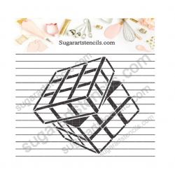 Rubik's cube PYO cookie...