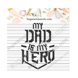 Father's Day cookie Stencil...