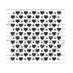 Hearts polka dot cookie...