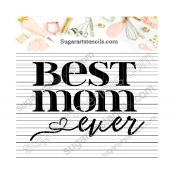 Mother's day cookie stencil...