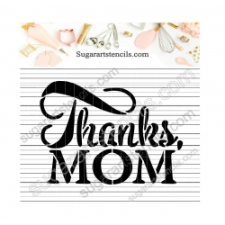 Mother's day cookie stencil...