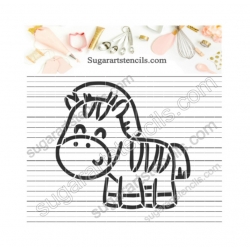 Baby zebra PYO Cookie...