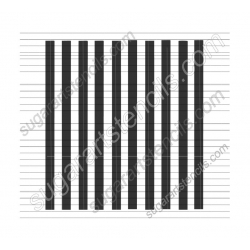 Large stripes cookie...