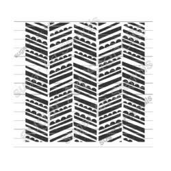 Cookie stencil chevron...