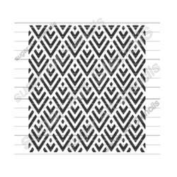Cookie stencil Art Deco...