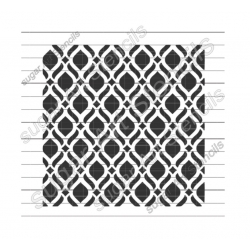 Cookie stencil quatrefoil...