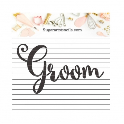 Wedding Groom cookie...