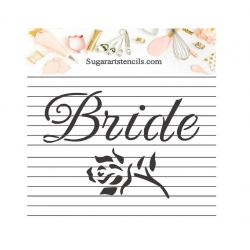 Bride wedding cookie...