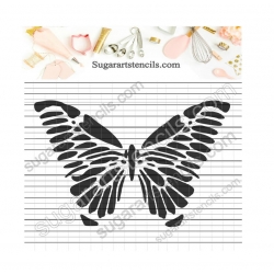 Butterfly cookie stencil...