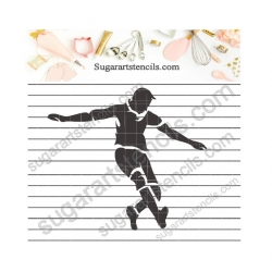 Soccer player sport cookie...