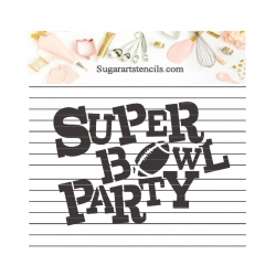 Football party cookie...