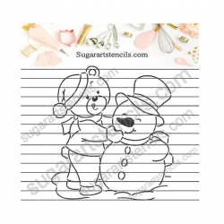 PYO cookie Stencil bear and...