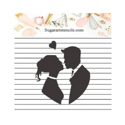 Bride Groom kiss wedding...