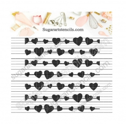 Hearts garland cookie...