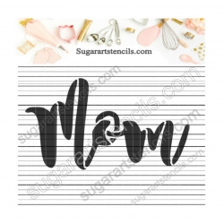 Mother's day Cookie stencil...