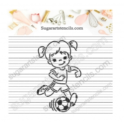 Soccer girl PYO Cookie...