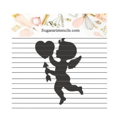 Cookie stencil Valentine's...