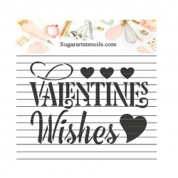 Stencil for cookie...