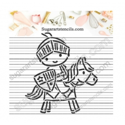 Knight PYO cookie stencil...
