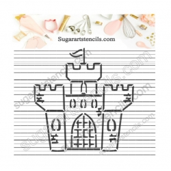 Castle PYO cookie stencil...