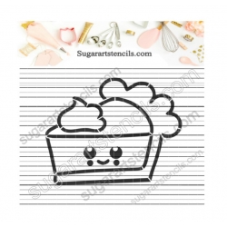 Food pie PYO cookie stencil...