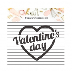 Stencil for cookie...