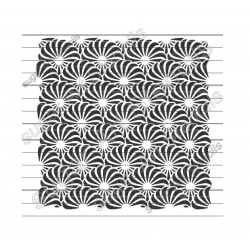Art Deco cookie stencil...