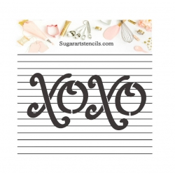 XOXO Valentine"s day cookie...