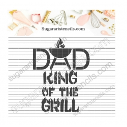 Father's day cookie stencil...