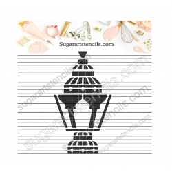 cookie stencil lantern...