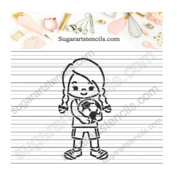 Soccer girl PYO Cookie...
