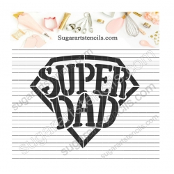 Father's day cookie stencil...