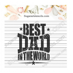 Father's day cookie stencil...