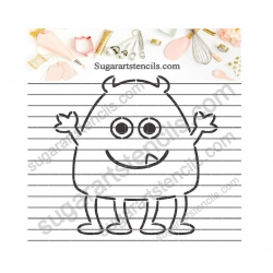 Little monster PYO cookie...