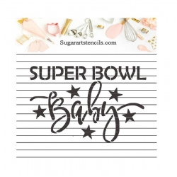 Super Bowl Baby cookie...